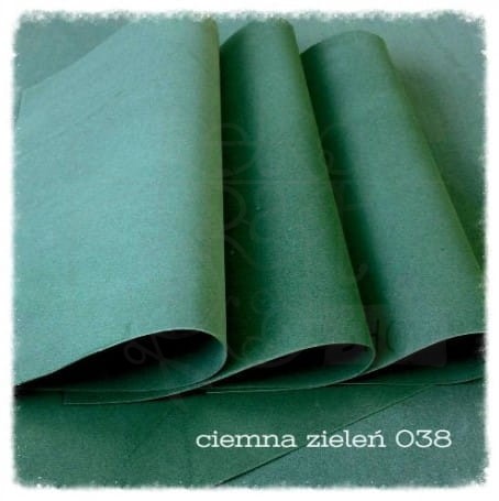 Pianka foamiran 30x35cm - ciemna zieleń