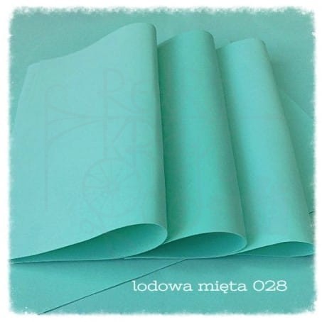 Pianka foamiran 30x35cm - lodowa mięta