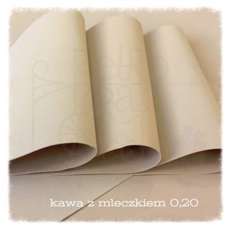 Pianka foamiran 30x35cm - kawa z mleczkiem
