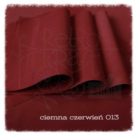 Pianka foamiran 30x35cm - ciemna czerwień