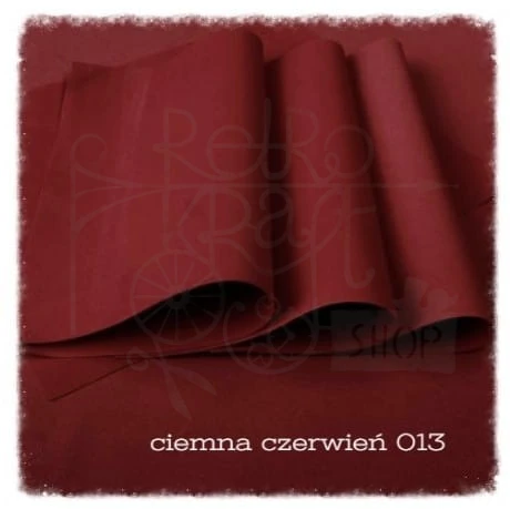 Pianka foamiran 30x35cm - ciemna czerwień