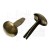 Ćwieki metalowe 14x8mm brąz
