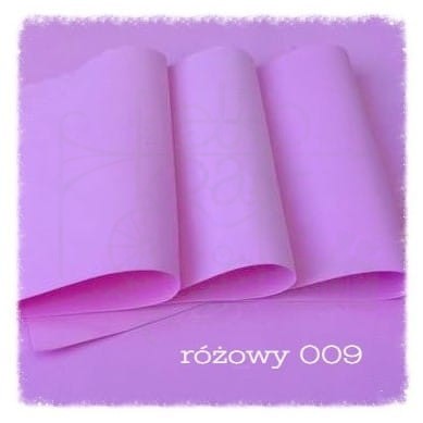 Pianka foamiran 30x35cm - różowy