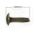 Ćwieki metalowe 14x8mm brąz