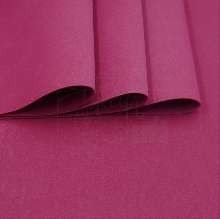 Pianka foamiran 30x35cm - burgund