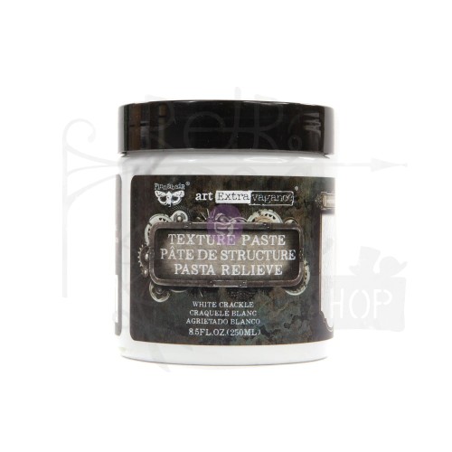 Pasta Art Extravagance Texture Paste White Crackle 250ml Finnabair 961503 Prima