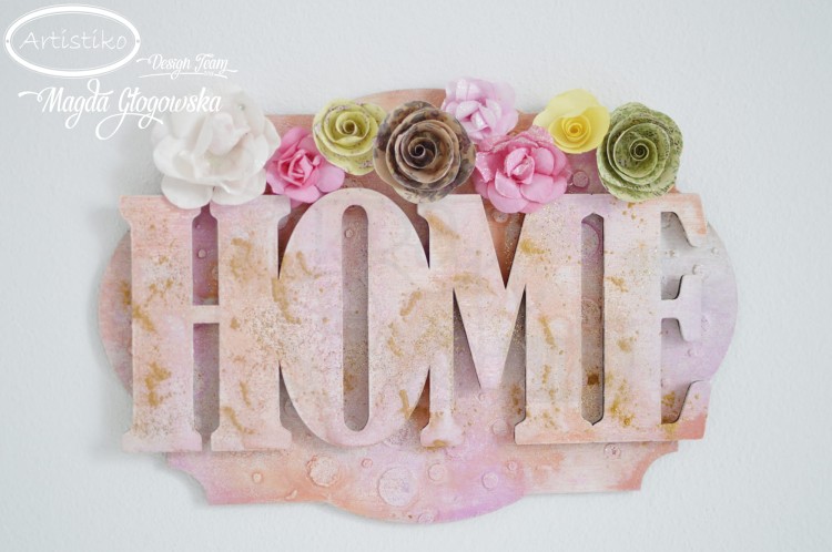 HOME - duży napis HDF Artistiko 2