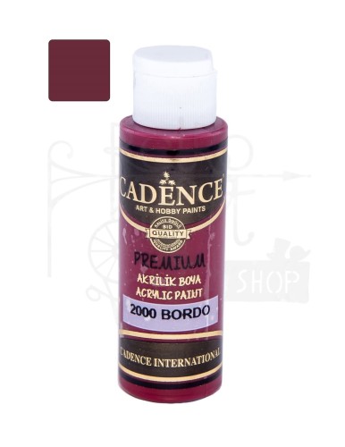 Farba akrylowa Premium bordo 70ml P70-2000 Cadence