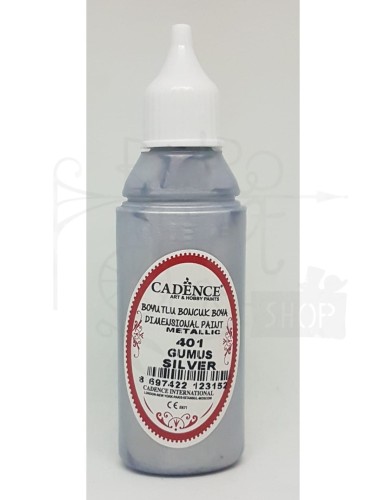 Konturówka metaliczna srebrny 50ml CDP401 Cadence 1