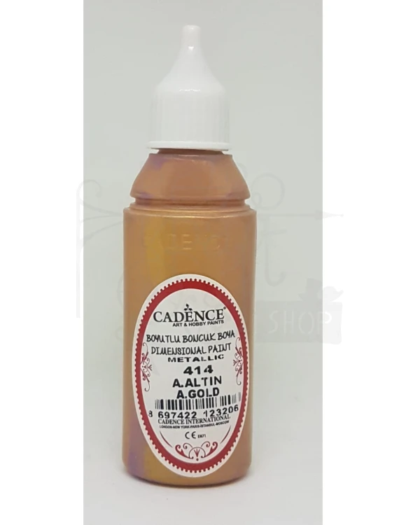 Konturówka metaliczna antyczne złoto 50ml CDP414 Cadence 2