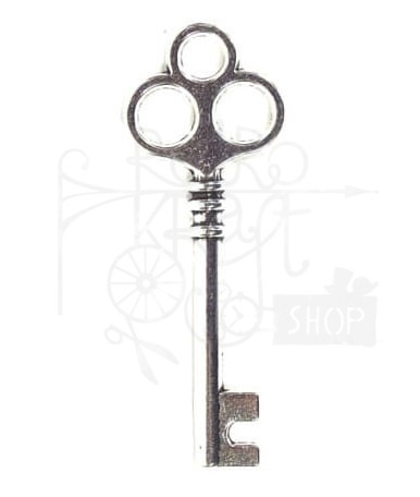 Klucz metalowy kluczyk 15 - srebrny