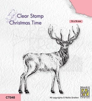 Stempel akrylowy Deer Jeleń CT048 Nellie's Choice