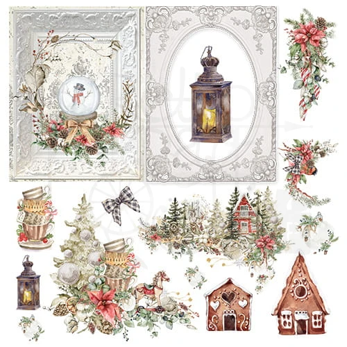 Zestaw papierów 20x20 The Christmas Time AA-TCT-08 Art Alchemy 0
