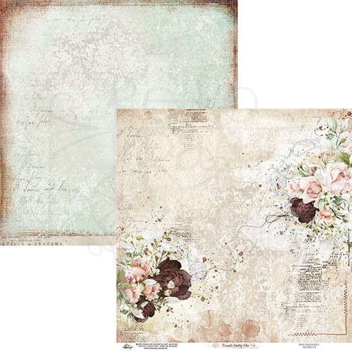 Zestaw papierów 20x20 Romantic Shabby Chick AA-RSC-08 Art Alchemy 1