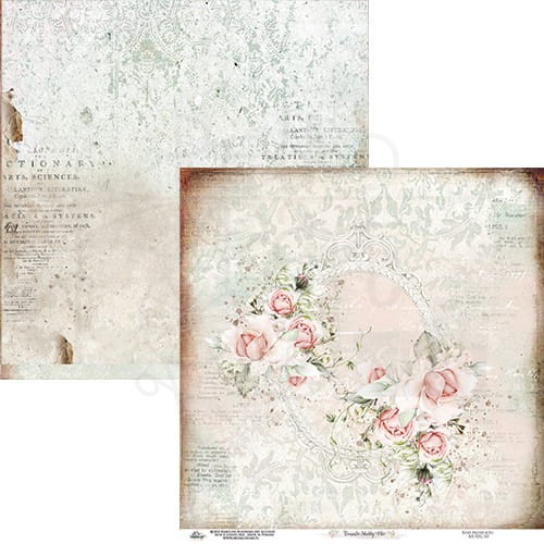Zestaw papierów 20x20 Romantic Shabby Chick AA-RSC-08 Art Alchemy 3