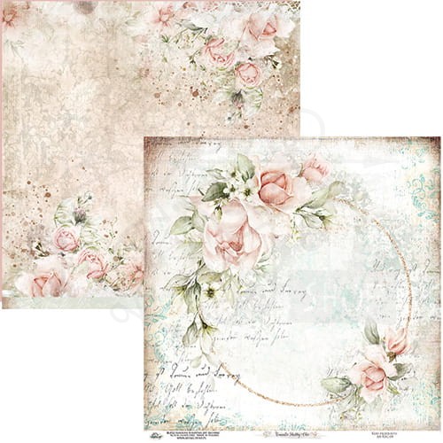 Zestaw papierów 20x20 Romantic Shabby Chick AA-RSC-08 Art Alchemy 4