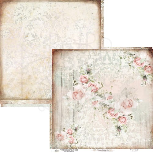 Zestaw papierów 20x20 Romantic Shabby Chick AA-RSC-08 Art Alchemy 5