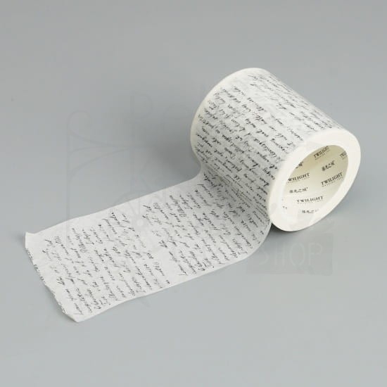 Taśma washi szeroka biała - notatki 1