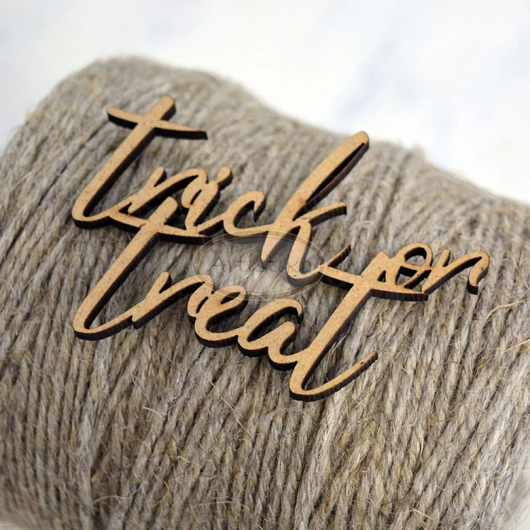 Trick or treat - napis HDF Artistiko