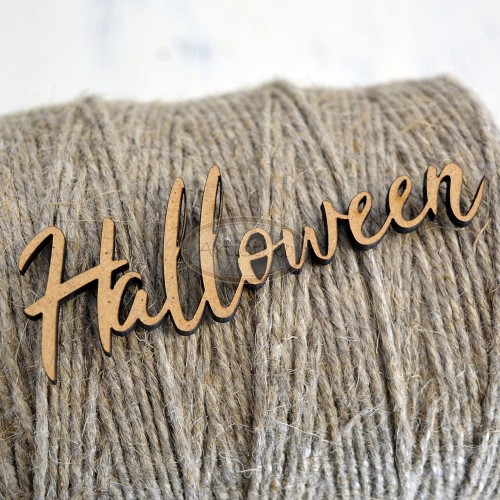 Halloween - napis HDF Artistiko