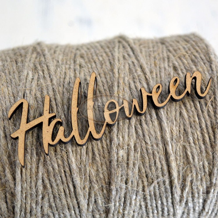 Halloween - napis HDF Artistiko