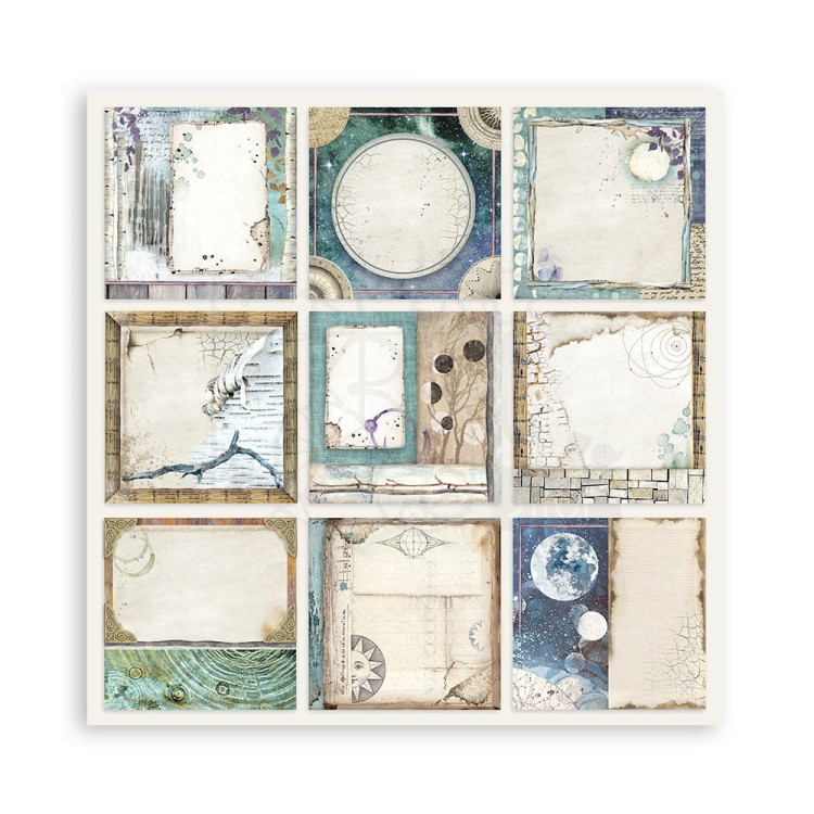 Zestaw papierów 20x20 Cosmos Infinity SBBS67 Stamperia 3B