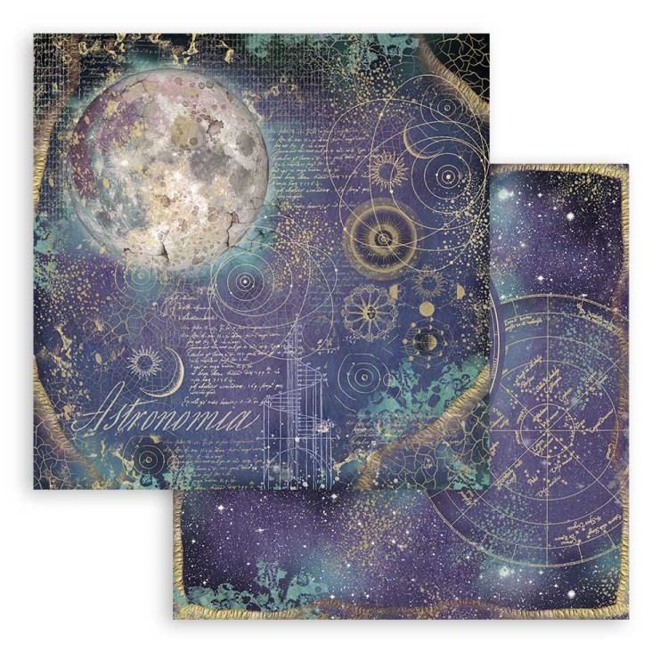 Zestaw papierów 20x20 Cosmos Infinity SBBS67 Stamperia 4