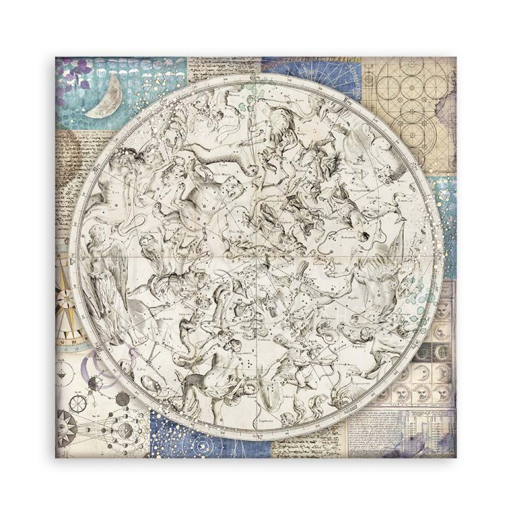 Zestaw papierów 20x20 Cosmos Infinity SBBS67 Stamperia 7A