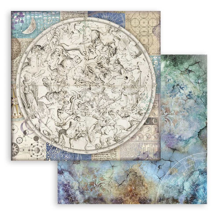 Zestaw papierów 20x20 Cosmos Infinity SBBS67 Stamperia 7