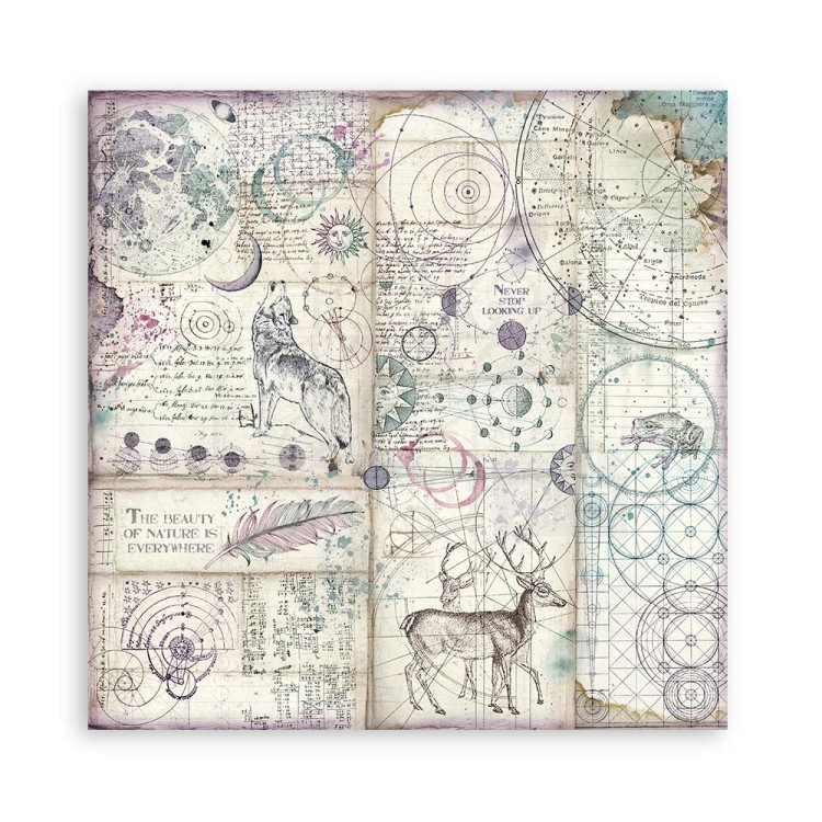 Zestaw papierów 20x20 Cosmos Infinity SBBS67 Stamperia 9A
