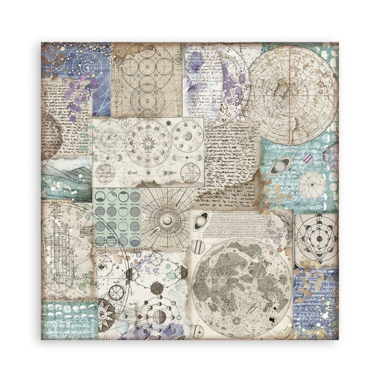 Zestaw papierów 20x20 Cosmos Infinity SBBS67 Stamperia 9B