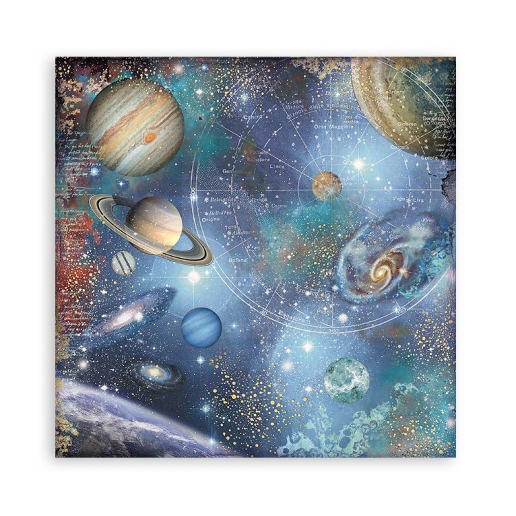 Zestaw papierów 20x20 Cosmos Infinity SBBS67 Stamperia 11B