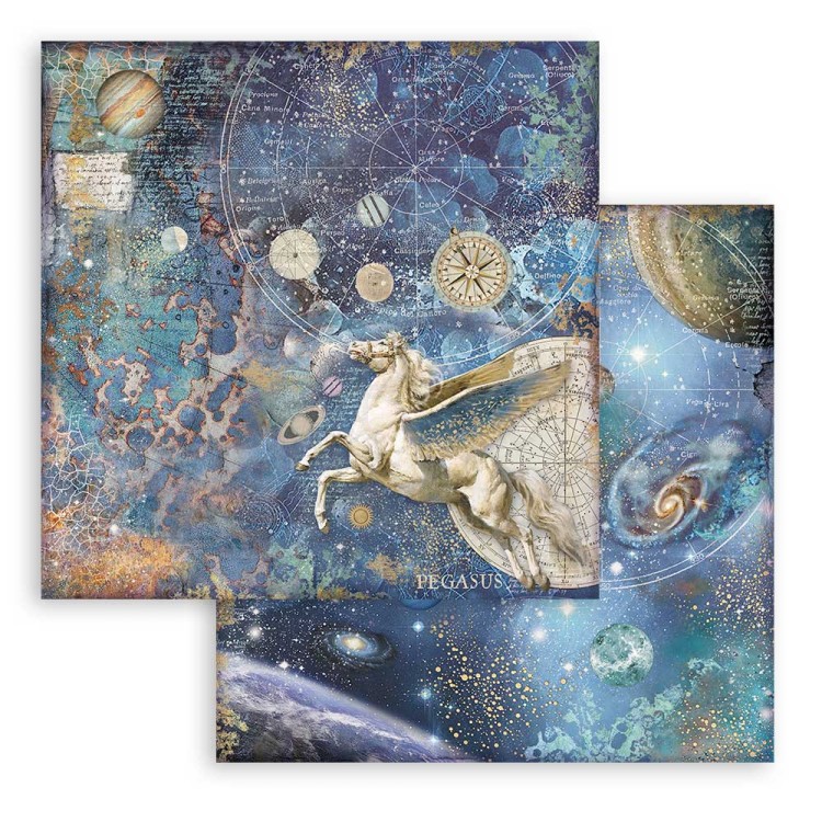 Zestaw papierów 20x20 Cosmos Infinity SBBS67 Stamperia 11