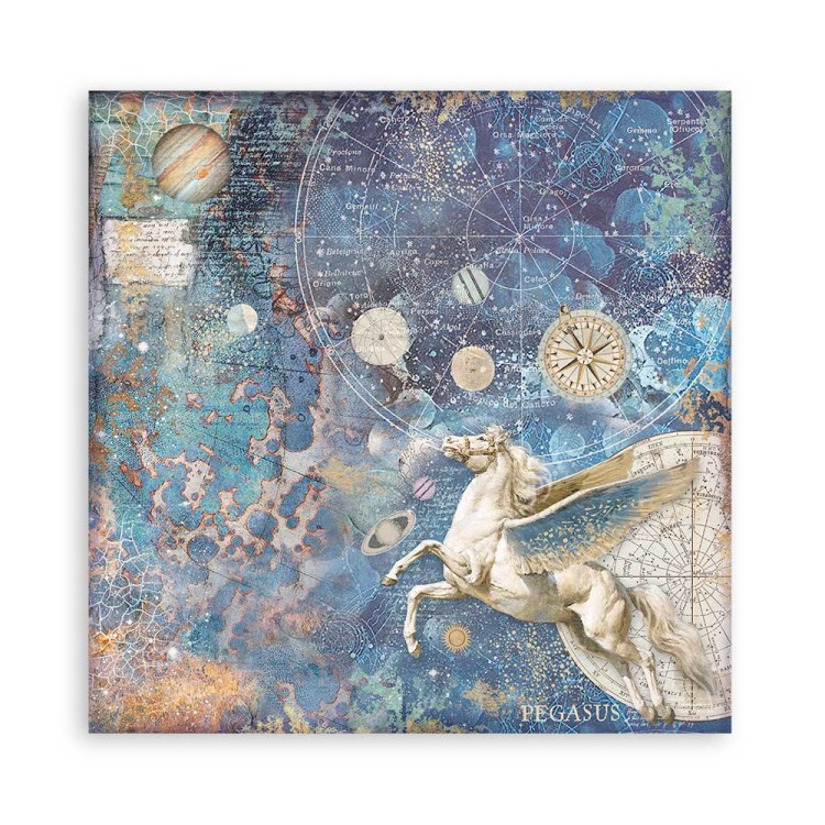Zestaw papierów 20x20 Cosmos Infinity Backgrounds Tła SBBS71 Stamperia 1A