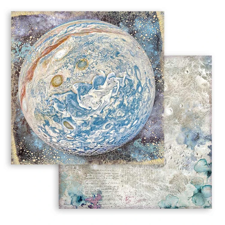 Zestaw papierów 20x20 Cosmos Infinity Backgrounds Tła SBBS71 Stamperia 5