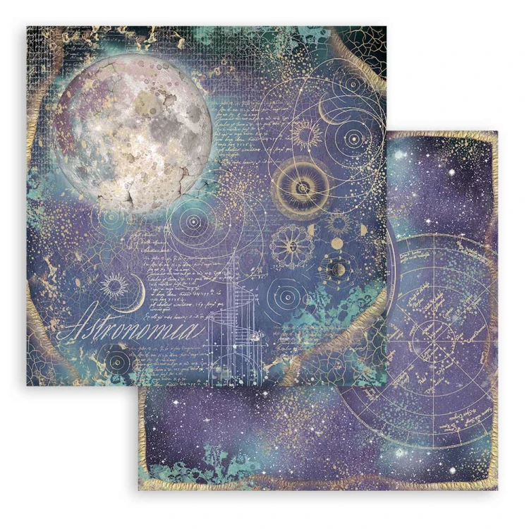 Zestaw papierów 20x20 Cosmos Infinity Backgrounds Tła SBBS71 Stamperia 7