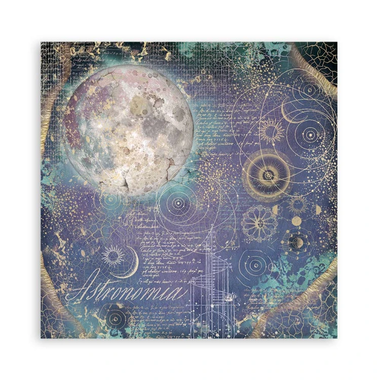 Zestaw papierów 20x20 Cosmos Infinity Backgrounds Tła SBBS71 Stamperia 7 A