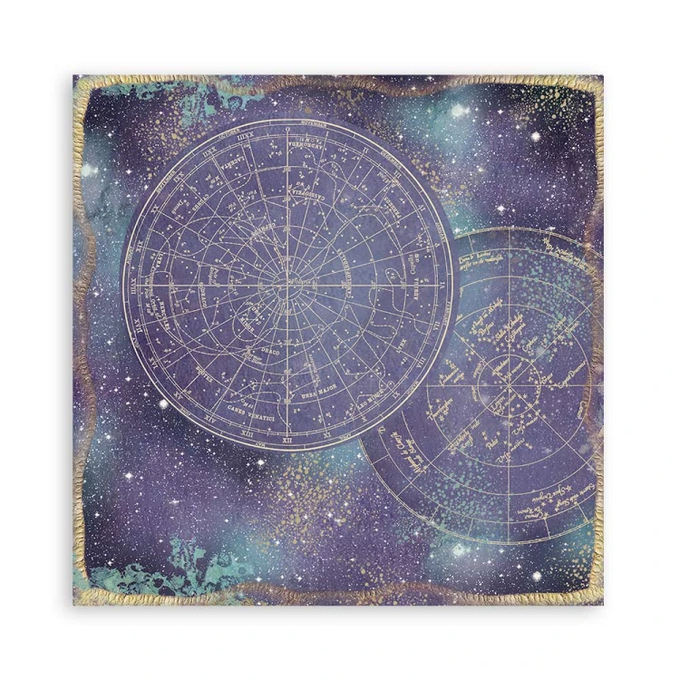 Zestaw papierów 20x20 Cosmos Infinity Backgrounds Tła SBBS71 Stamperia 7B