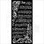 Szablon maska 12x25cm Create Happiness Music Muzyka KSTDL67 Stamperia