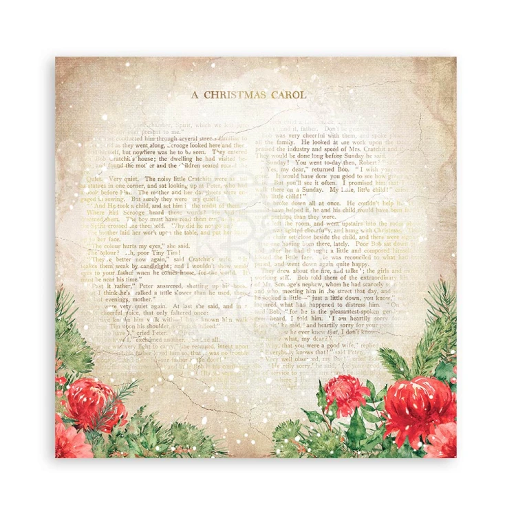 Zestaw papierów 20x20 Romantic - Home for the Holidays SBBS68 Stamperia 4B