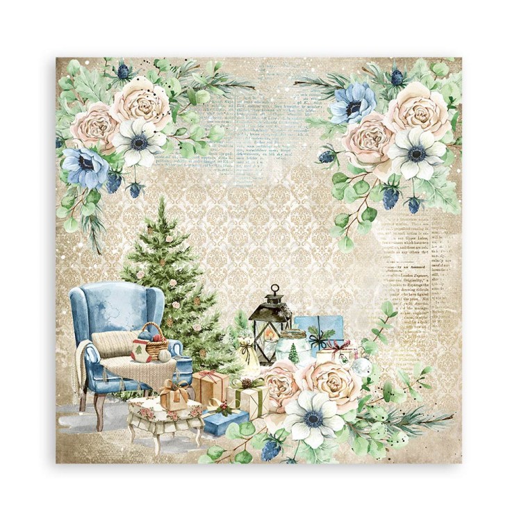 Zestaw papierów 20x20 Cozy Winter SBBS69 Stamperia 5A