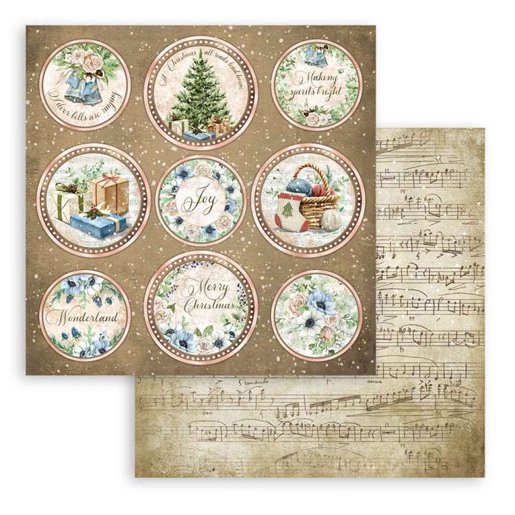 Zestaw papierów 20x20 Cozy Winter SBBS69 Stamperia 10