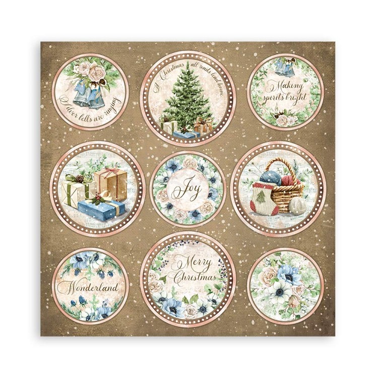 Zestaw papierów 20x20 Cozy Winter SBBS69 Stamperia 10A