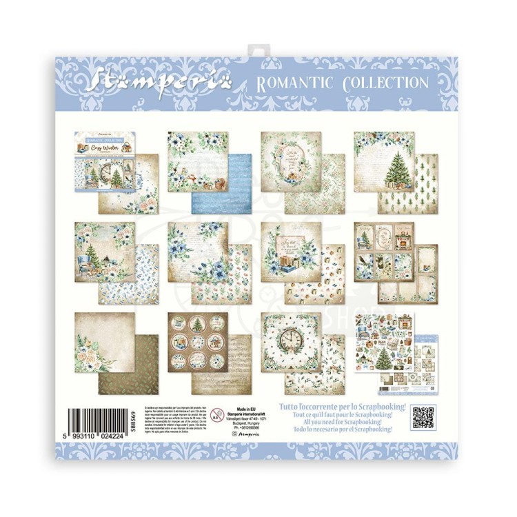 Zestaw papierów 20x20 Cozy Winter SBBS69 Stamperia 13