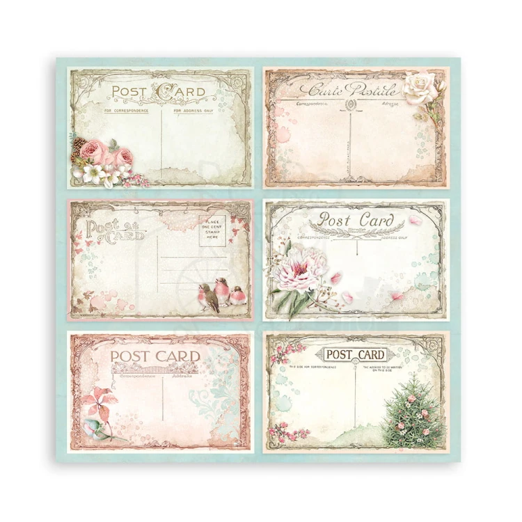 Zestaw papierów 20x20 Sweet Winter SBBS70 Stamperia 9B