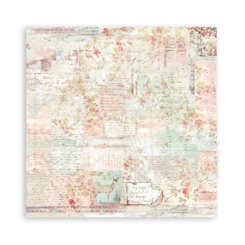 Zestaw papierów 20x20 Sweet Winter Backgrounds Tła SBBS72 Stamperia 1A