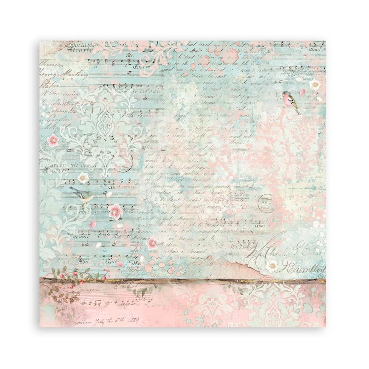 Zestaw papierów 20x20 Sweet Winter Backgrounds Tła SBBS72 Stamperia 3B