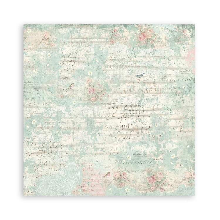 Zestaw papierów 20x20 Sweet Winter Backgrounds Tła SBBS72 Stamperia 6B