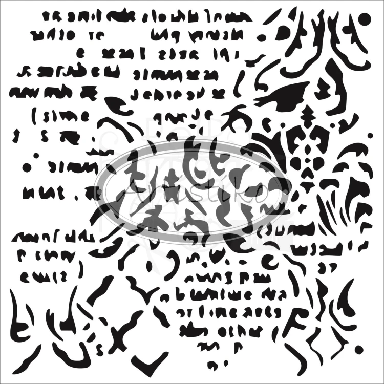 Maska szablon 15x15 Wiadomość Message Artistiko