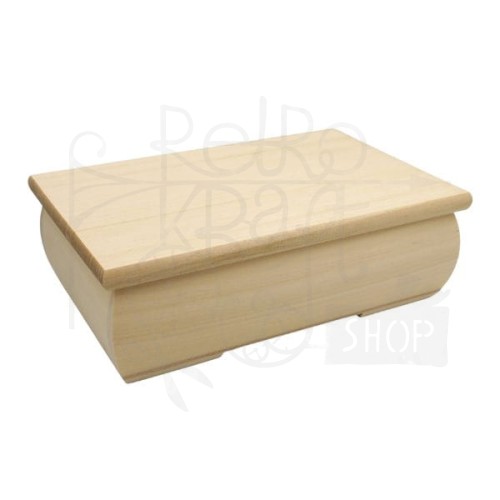Pudełko drewniane - szkatułka 18.5x11.7x6.5cm